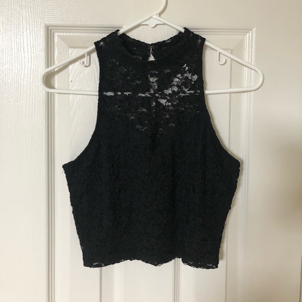 New Abercrombie and Fitch Lace crop top
